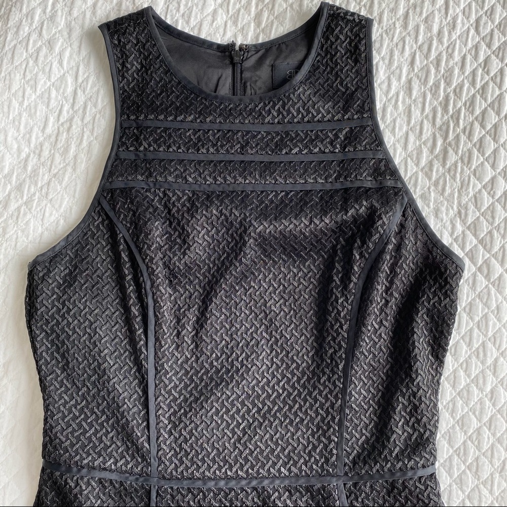 Geo Lace Halter Fit-and-Flare Dress, BR Monogram 2
